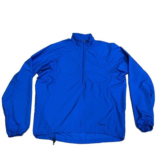 Vintage Patagonia Helium Windshirt 1/2 Zip Pullover Windbreaker Mens Size S Blue
